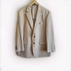 Ralph Ralph Lauren X Loro Piana Camelhair Men's Blazer 2-Button Tan Size 46L